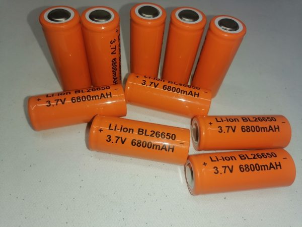 BATERIJE LI-ION 3.7V, VELIČINA 26650