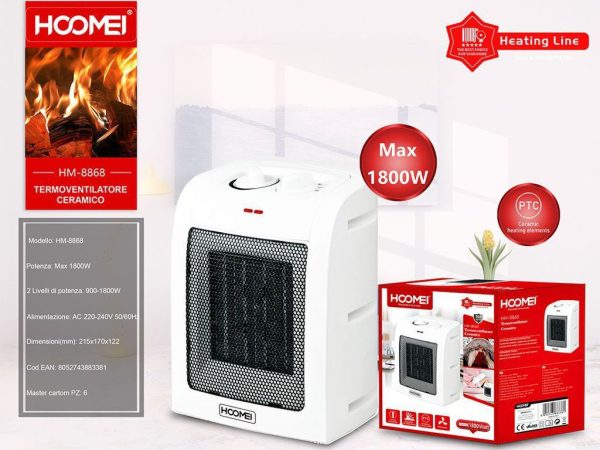 Prijenosna keramička grijalica model Hoomei HM-8868