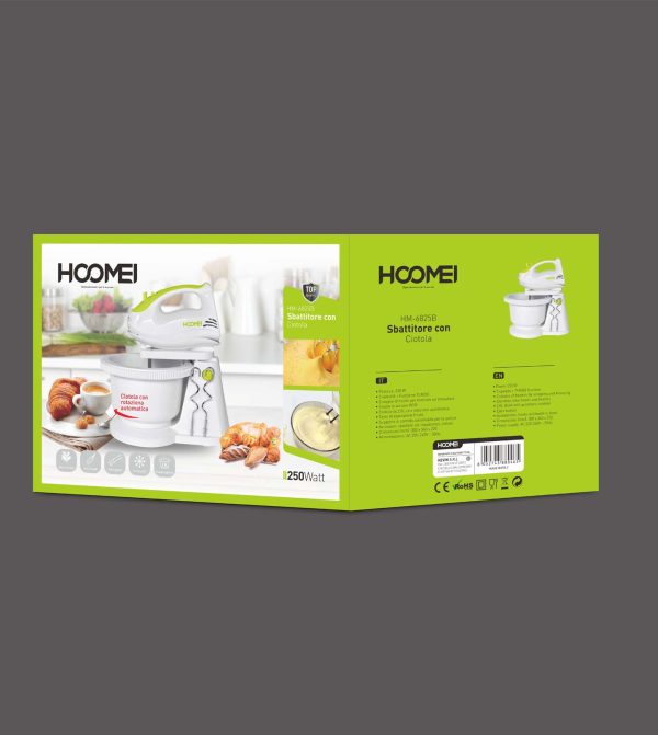 Ručna mješalica sa zdjelom Model Hoomei HM-6825B - Slika 3