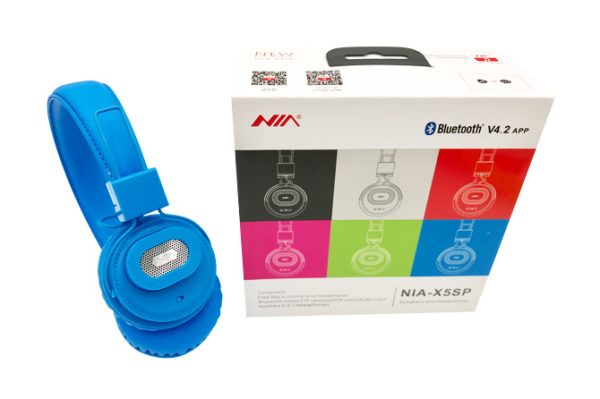 BLUETOOTH STEREO SLUŠALICE NIA-X5SP V