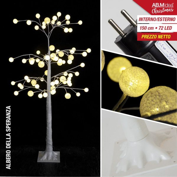 Božićno drvo-150cm bijele lampice