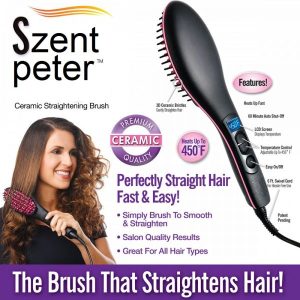 Szent Peter ceramic straightening brush – keramička četka za kosu na struju