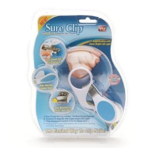 Sure clip grickalica za nokte sa ugrađenim povečalom i svjetlom