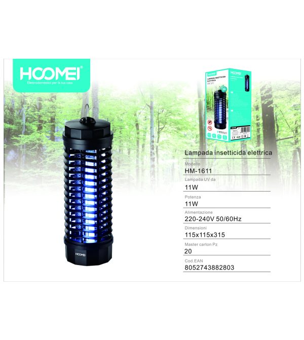 Lampa protiv komaraca Hoomei model HM-1611 - Slika 3