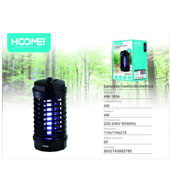 Lampa protiv komaraca Hoomei model HM-1604 - Slika 3