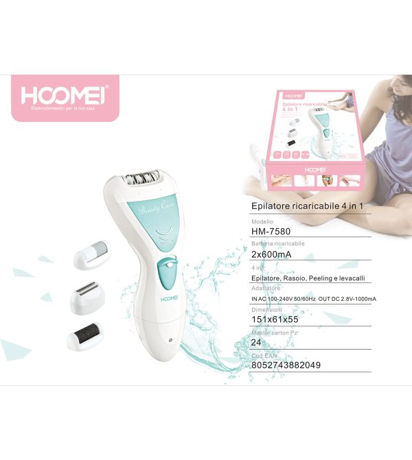 HOOMEI HM 7580 4u1 DEPILATOR - Slika 2