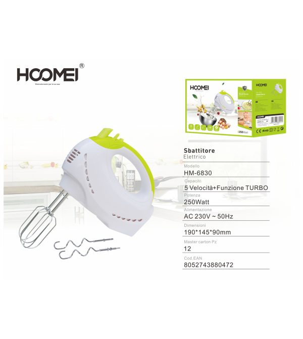 Ručni mikser Hoomei Model HM-6830 - Slika 2