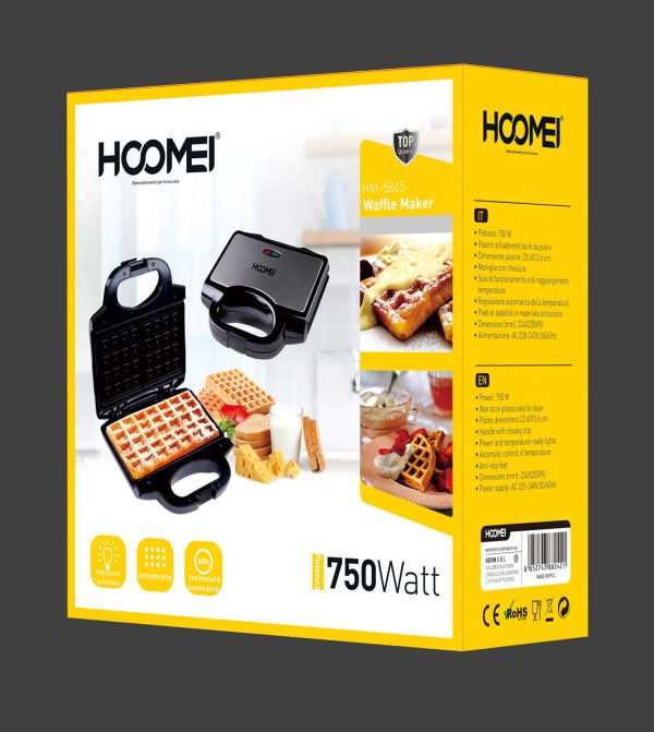 Proizvođač sendviča Hoomei HM-5865 - Slika 2