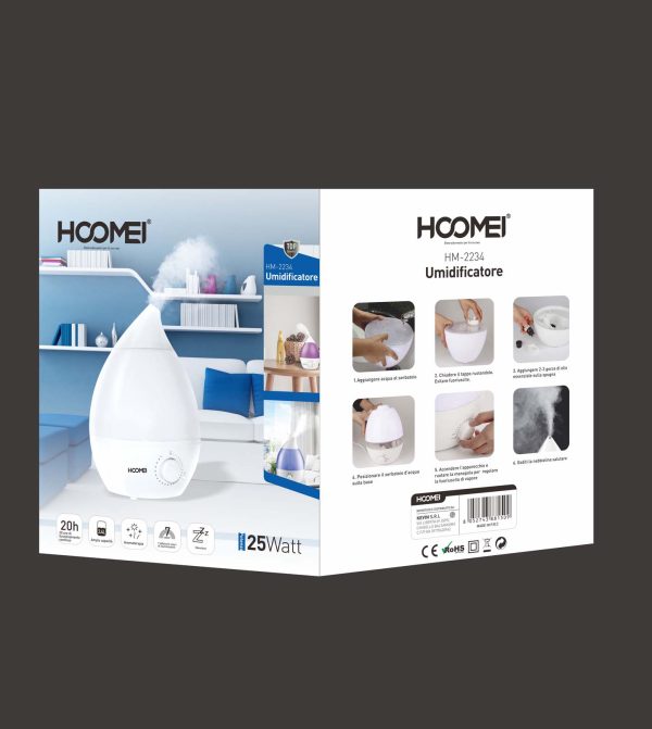 Ovlaživač Hoomei model HM-2234 - Slika 2