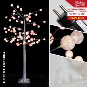 Božićno drvo-150cm roze lampice