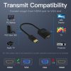 ADAPTER KONVERTER VGA ŽENSKI NA HDMI MUŠKI VENTION 0.15 m ACFBB CRNI - Slika 2