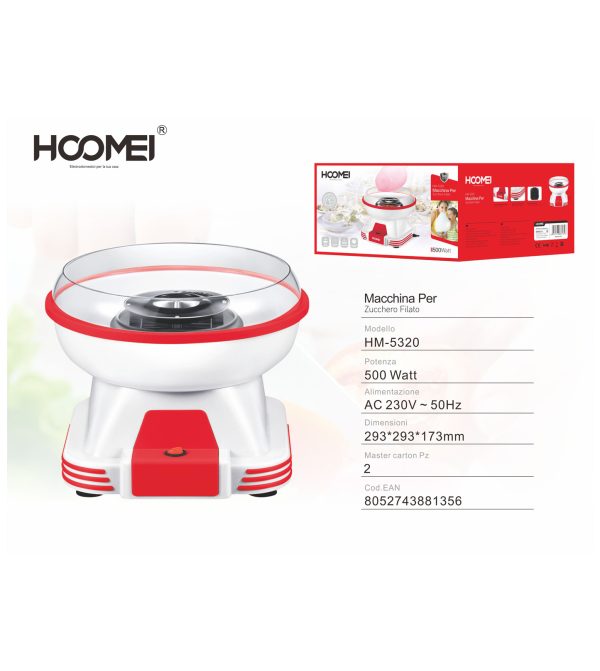 Uređaj za pripremu šećerne vate Hoomei HM-5320 - Slika 2