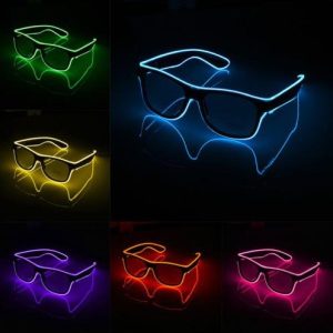 Svjetleće party naočale na usb punjenje