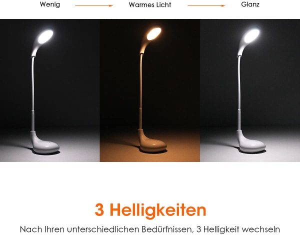 LED LAMPA Glisteny stolna svjetiljka na USB punjiva - Slika 2