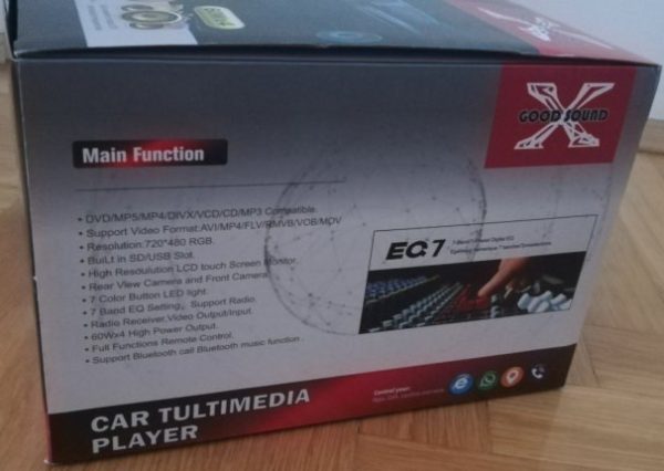 2DIN LCD AUTO RADIO DALJINSKI UGRAĐEN DVD/CD 7INCH - Slika 2