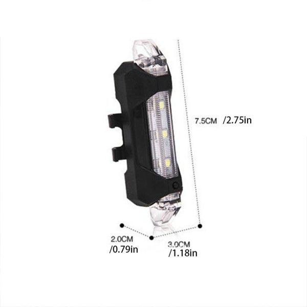 Vodootporno  LED svijetlo za biciklo USB punjivio Model DC-918 - Slika 2