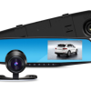Retrovizor sa kamerom Blackbox DVR Full HD 1080P 4,3 inčni ( sa dvije kamere naprijed i otraga ) - Slika 5