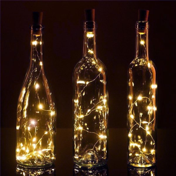Ukrasna boca sa led rasvjetom - Slika 3