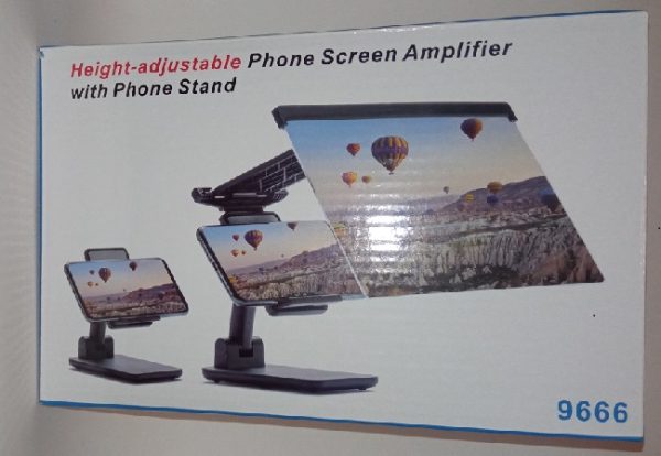 12-inčni sklopivo povećalo 3D HD pojačalo sa držačem za mobitel - Slika 4