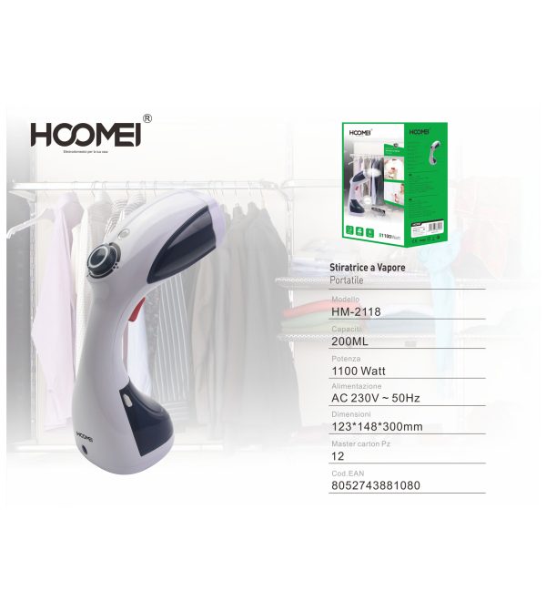 Glačalo vertikalno na paru HOOMEI HM-2118 - Slika 2