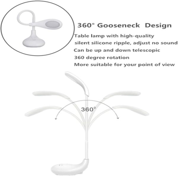LED LAMPA Glisteny stolna svjetiljka na USB punjiva - Slika 3