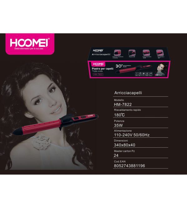 Uvijač za kosu Hoomei HM-7822 - Slika 3