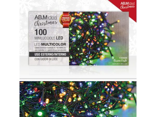 100 komada led lampica ( VIŠEBOJNE)