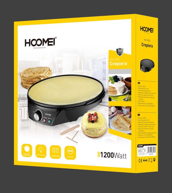 Tava za palačinke model HOOMEI 1200W HM-5855 - Slika 2