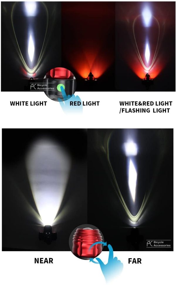 Super Bright prednja svjetla za bicikl, punjiva LED - Slika 6