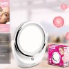 Prijenosno LED kozmetičko zrcalo 360-stupnjevno - Slika 5