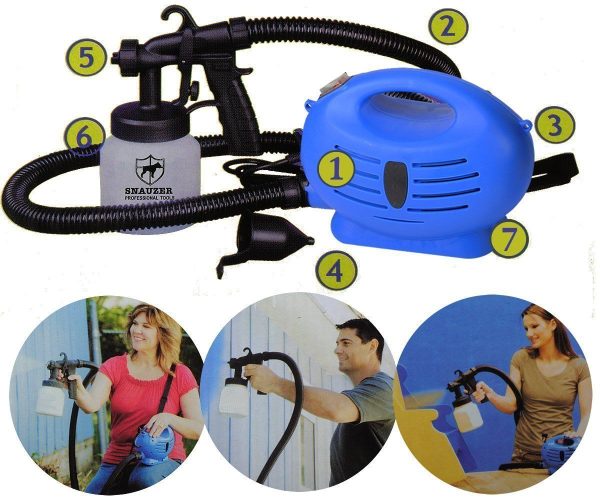 Ultimate Profesionalni sprej za boju PAINT ZOOM - 750 W & 700 ml - Slika 6