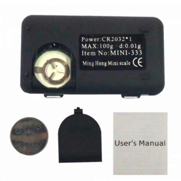 Mini džepna zlatarska vaga MH-333 100g  0,01 - Slika 6