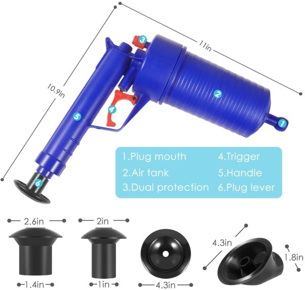 Air Drain Blaster za odštopavanje - Slika 5