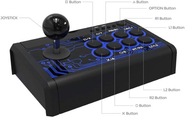KONTROLER DOBE 7-IN-1 ZA PS4, PS3, PC, X-ONE, X-360, ANDROID, N-S TP4-1886 - Slika 3