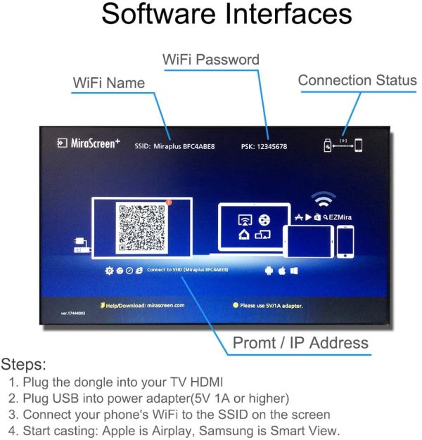 Bežični HDMI adapter MirrorScreen (Model: LS-4046) - Slika 3