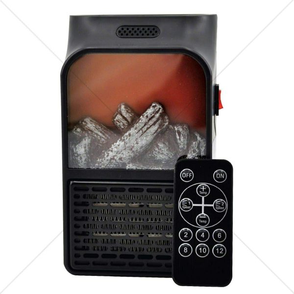 Mini grijalica s LCD prikazom kamina 1000 W - Slika 6