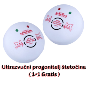 Ultrazvučni progonitelj štetočina ( 1+1 Gratis )