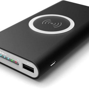 BATERIJA PRENOSIVA ZA BEŽIČNO PUNJENJE 10000 mAh CRNA