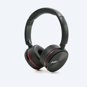 BLUETOOTH STEREO SLUŠALICE S MIK. NIA-Q6 V. ZVUČNIK, FM, MP3, MIKRO SD CRNE