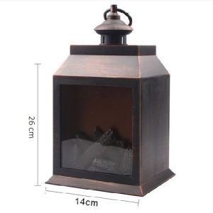 Kamin lanterna svjetiljka dekorativna koja imitira vatru ( Model 3 )