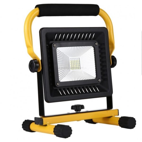 Punjivi LED Prijenosni REFLEKTOR 50W / Bijelo,slabije i jače / Crveno i Plavo Svjetlo - Slika 3
