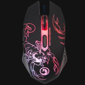 MIŠ GAMING ŽIČNI MARVO 2400 DPI M316 ŠKORPION CRNI