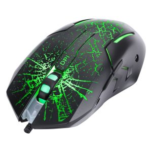 MIŠ GAMING ŽIČNI MARVO 3200 DPI M207 CRNI