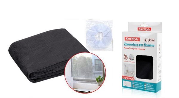 Mreža protiv komaraca za prozor 130cm x 150cm ( CRNA )