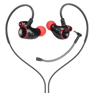SLUŠALICE HP HANDS-FREE DHE-7002 3.5 mm CRVENE