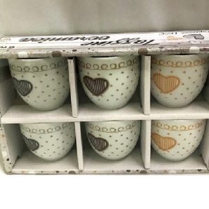 Šalica za espresso kavu set 6 komada ( model srce )