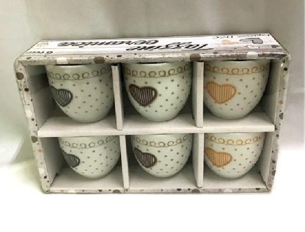 Šalica za espresso kavu set 6 komada ( model srce )