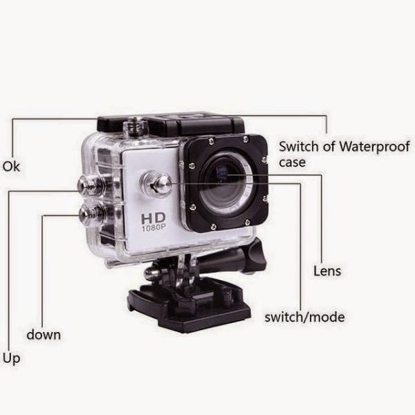 Sports HD DV Camera 1080P HDDV H.264 - Slika 2