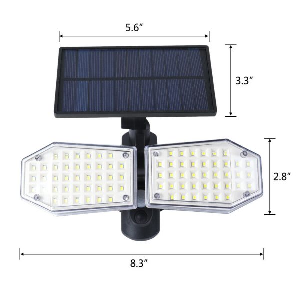 Vanjsko vodootporno solarno svjetlo sa senzorom - Slika 8