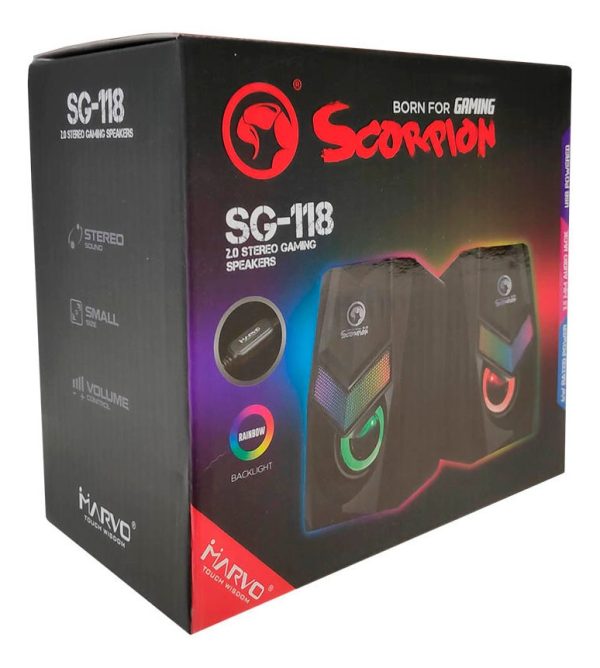 ZVUČNIK GAMING MARVO SG-118 CRNI - Slika 3